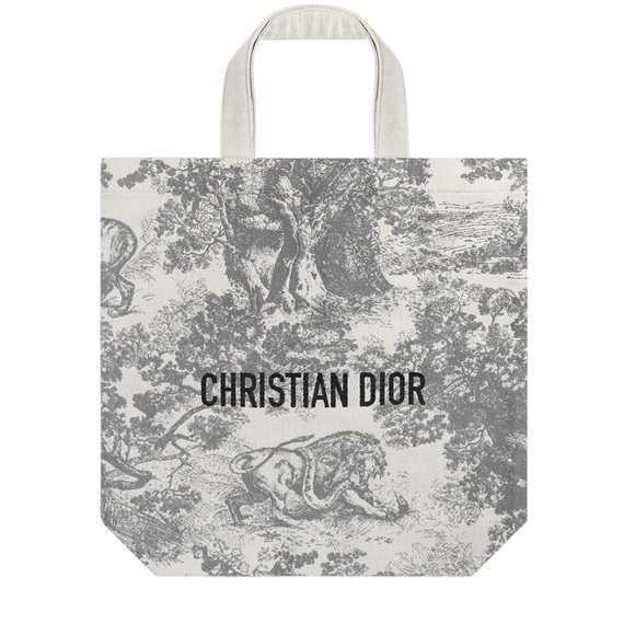 New in Bag RARE Christian Dior GWP Embroidered Tote Bag Made in Italy - Picture 2 of 13